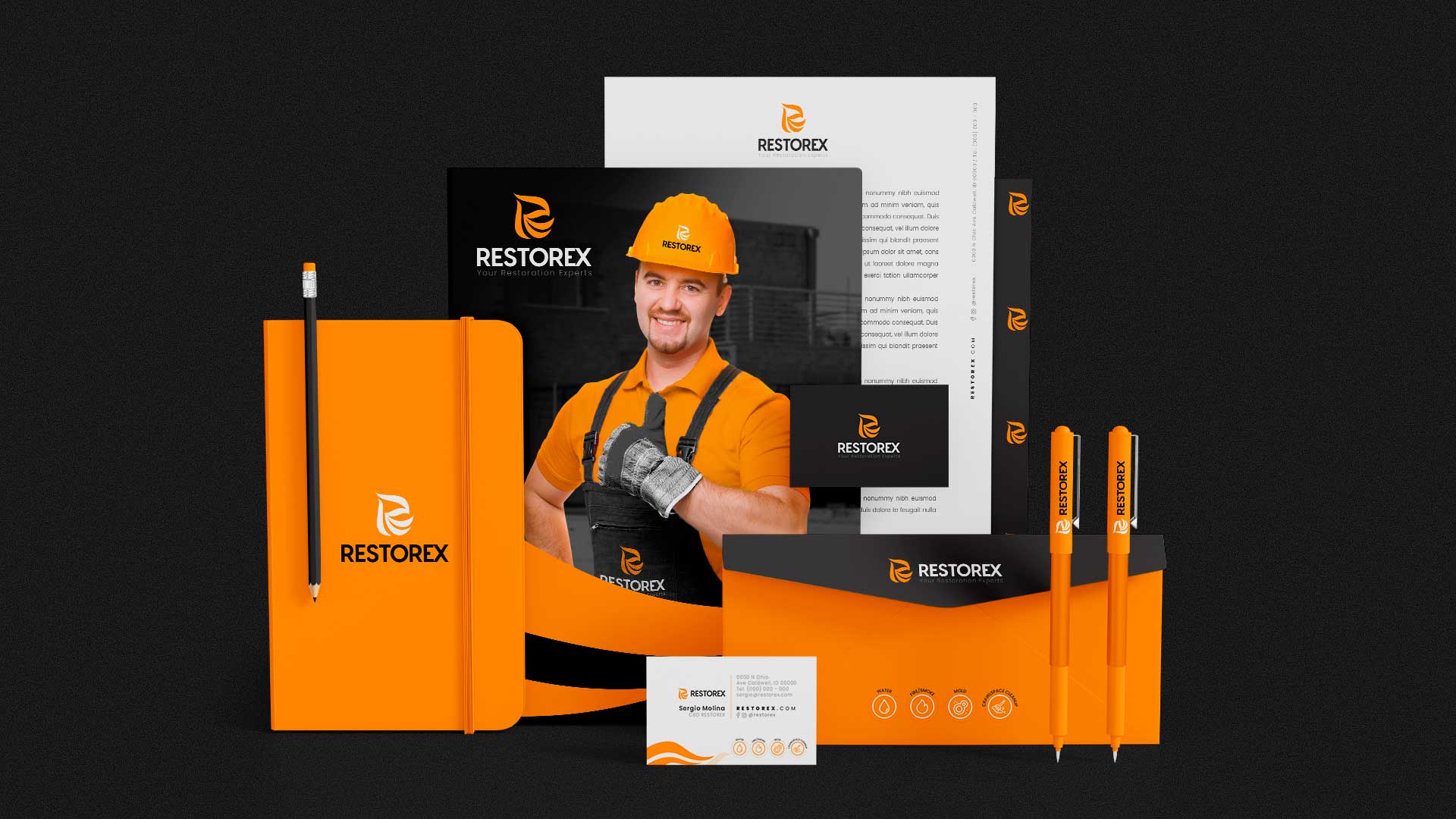 Restorex brand redesign project