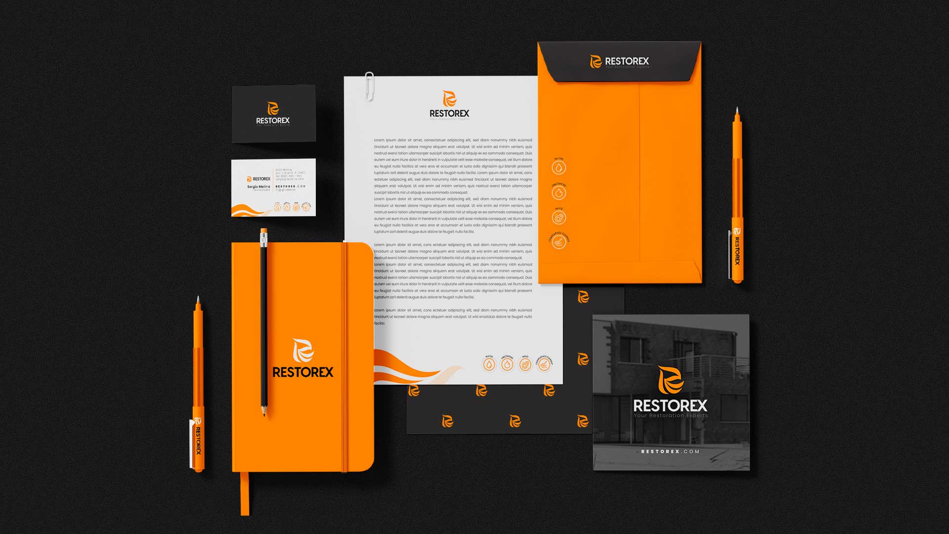 Restorex brand redesign project