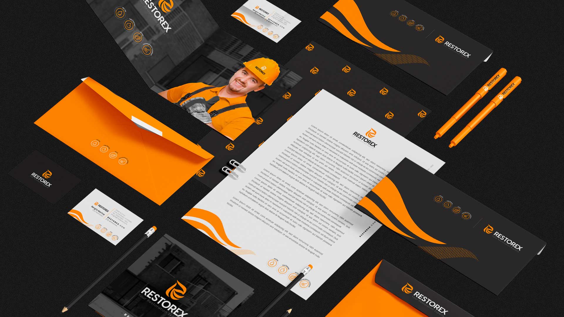 Restorex brand redesign project