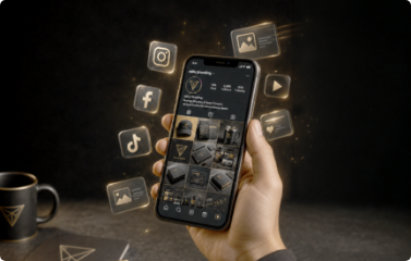 Digital marketing and social media content creation for Valle Branding clients